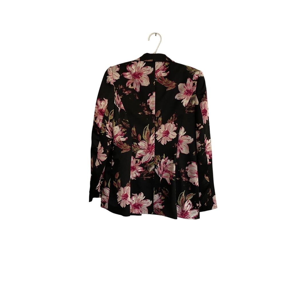 Calvin Klein Womens Floral Blazer Jacket Size 6 - Picture 5 of 7